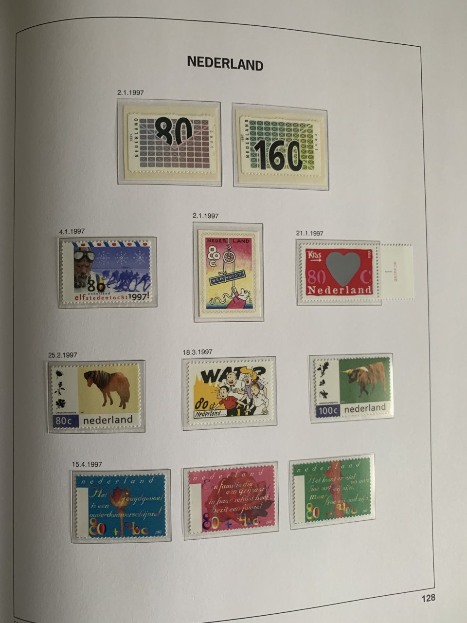 Nederland Davo de Luxe IV (1990-1999) helemaal gevuld postfris