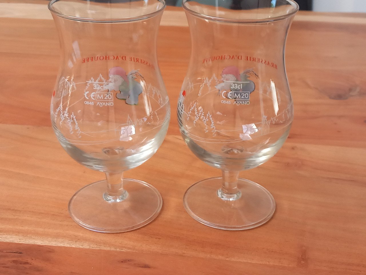 La Chouffe bier en wijnglazen NIEUW!