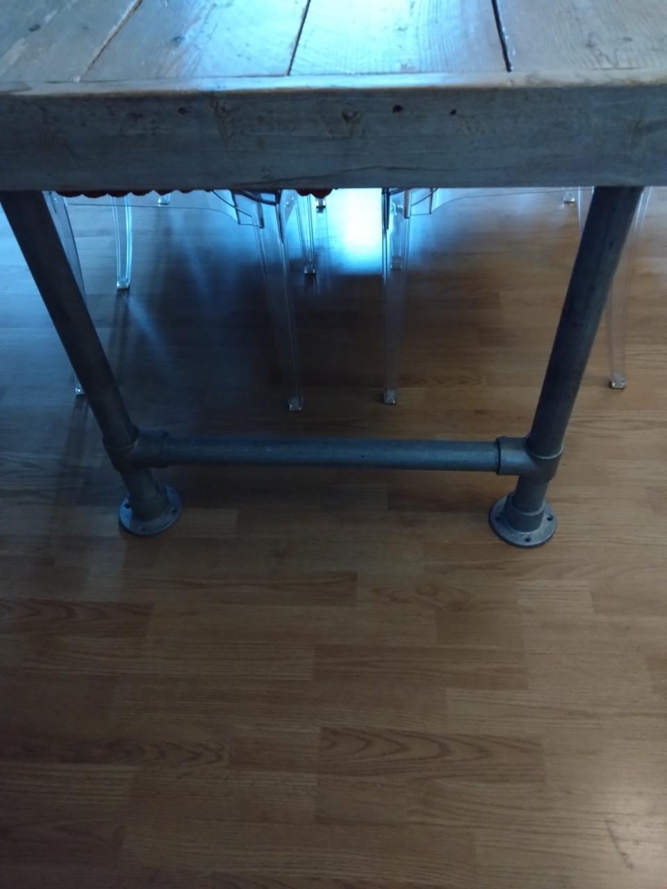 Robuuste eettafel 199x85 cm