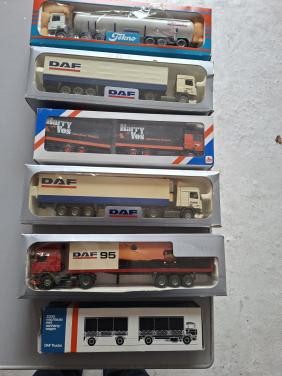 Miniatuur vrachtauto's