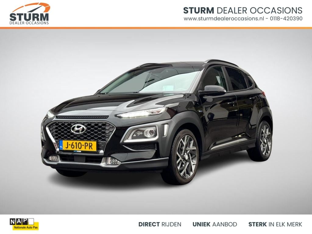 Hyundai Kona 1.6 gdi hev premium incl. trekhaak!