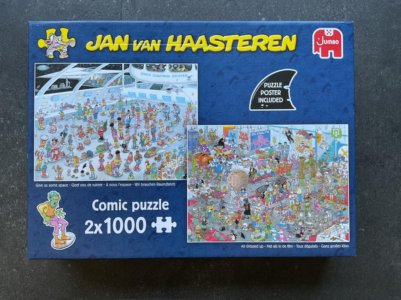 Van Haasteren puzzel (2x 1000 stukjes)