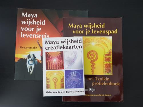 Maya wijsheid 2 boeken + de set creatiekaarten - Elvira van Rijn