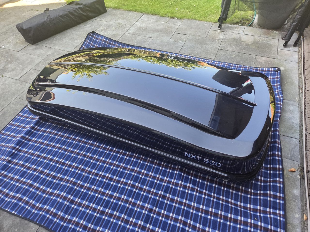 Dakkoffer Twinny load NXT 530 Glanzend zwart