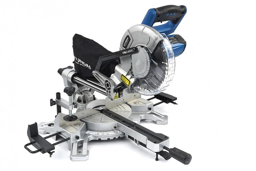 Afkortzaag 1500W, met onderstel, ACTIE!!