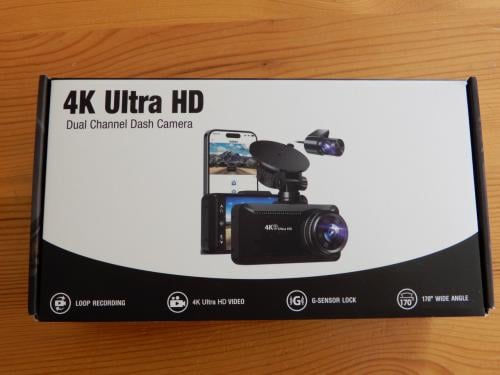 Dashcam 4K HD van Oryzom  met achter camera