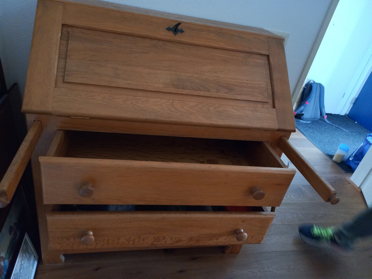 Bureau van Eiken hout