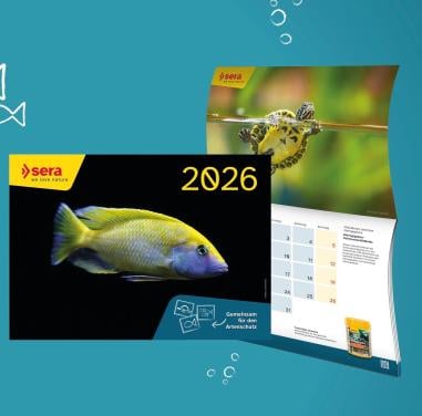 Hij is binnen! De Sera Kalender 2026 💙🌿