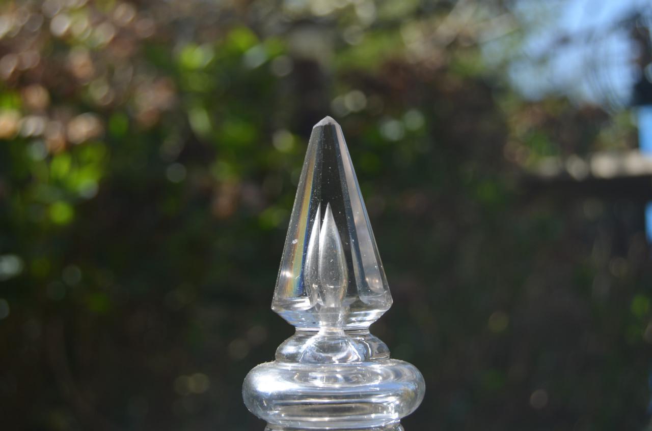 Fraaie glazen punchbowl bak / pot / bowl