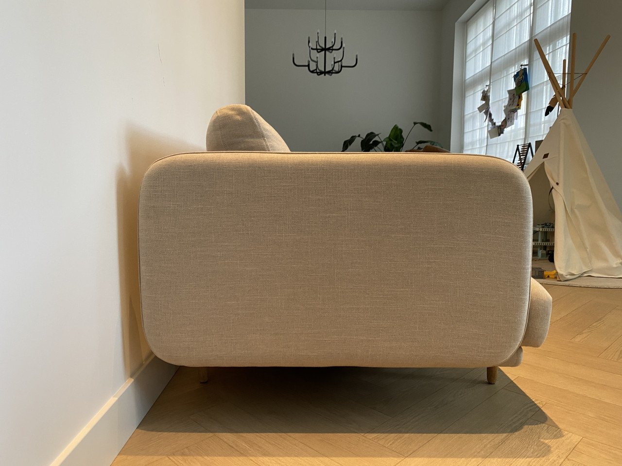 2,5 zits designbank Wendelbo zandkleur