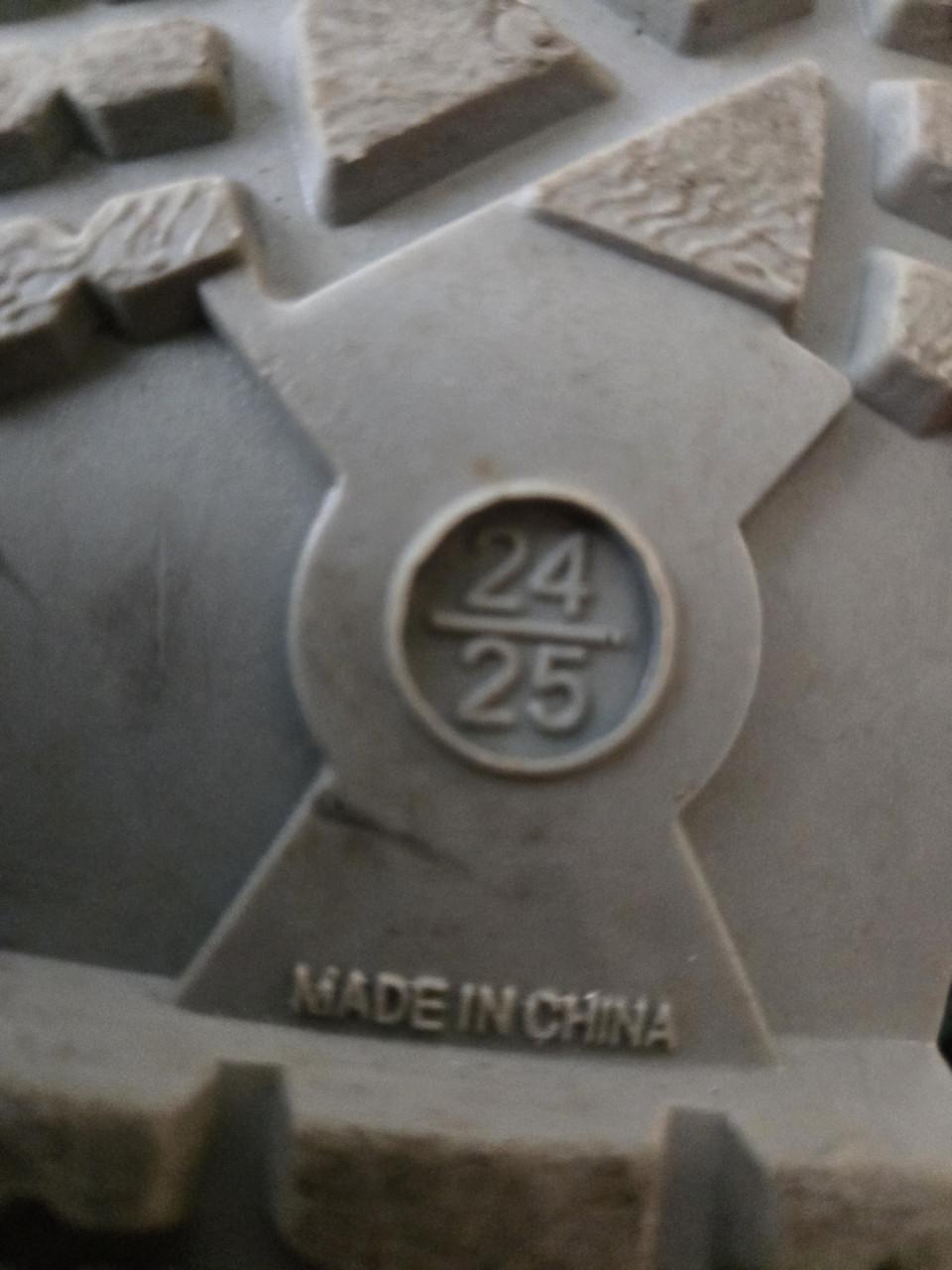 Groene regenlaarzen - maat 24/25