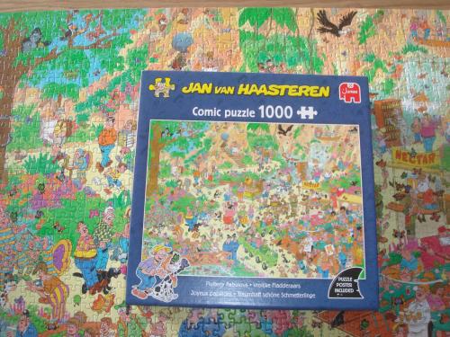 Te koop Complete Jan van Haasteren puzzel Vrolijke fladderaars 1000 stukjes