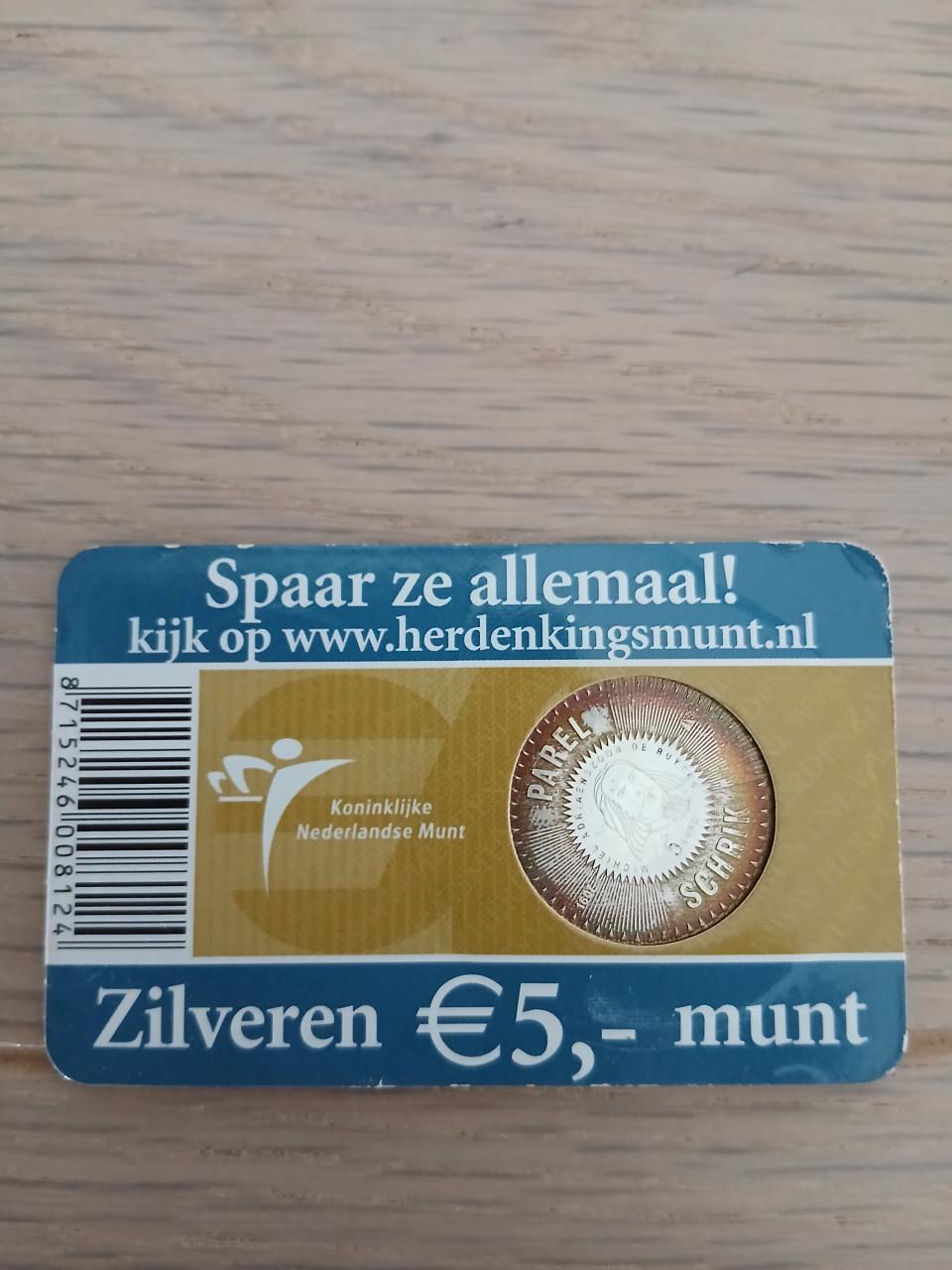 ZILVEREN MICHIEL DE RUYTER VIJFJE
