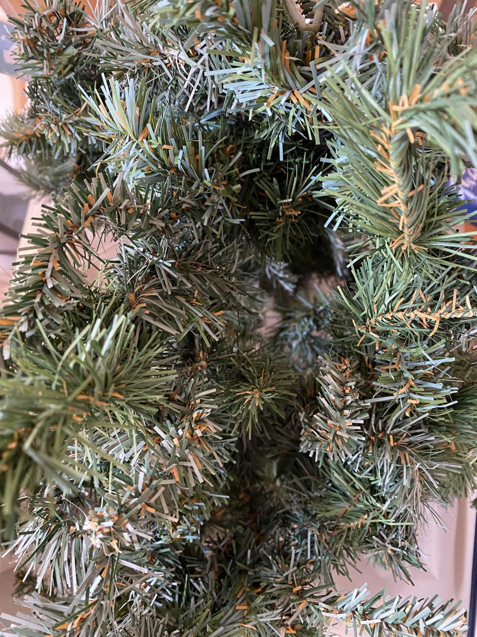 Kerst: groene takken (kunst) met/zonder versiering