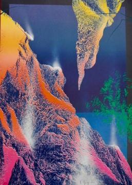 Abstracte litho's van Vincent Mengin