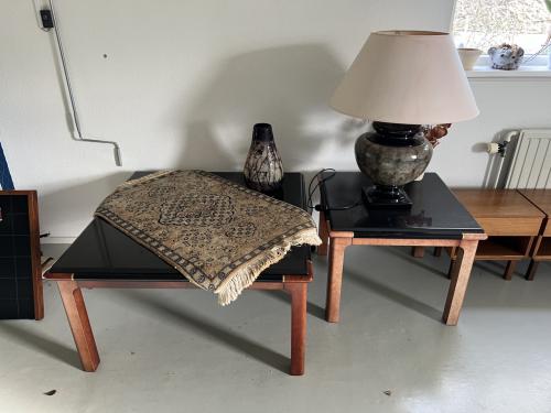 2 salon tafels marmer blad