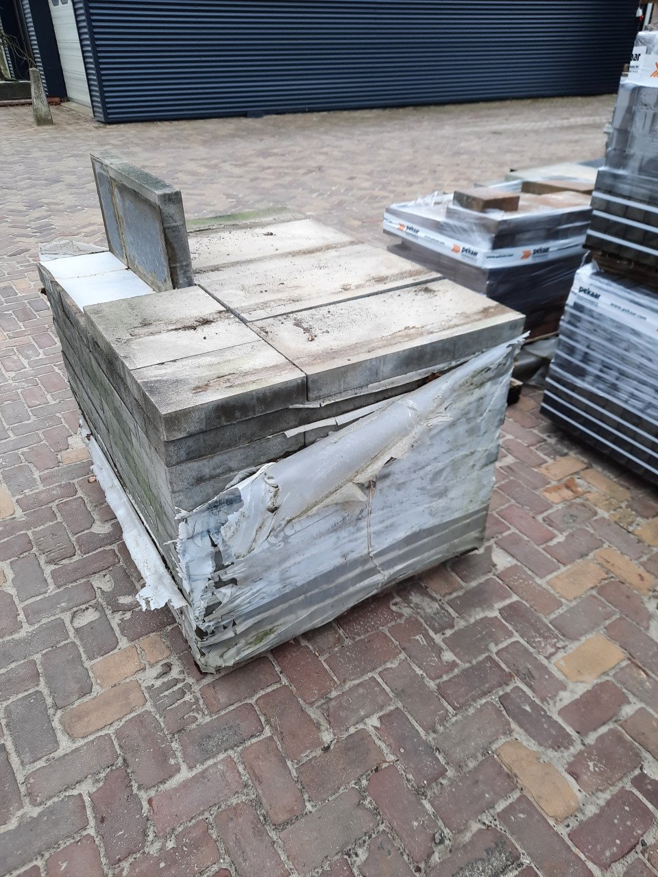 Restpartij wildverband Marmo Mocca 6 cm dik