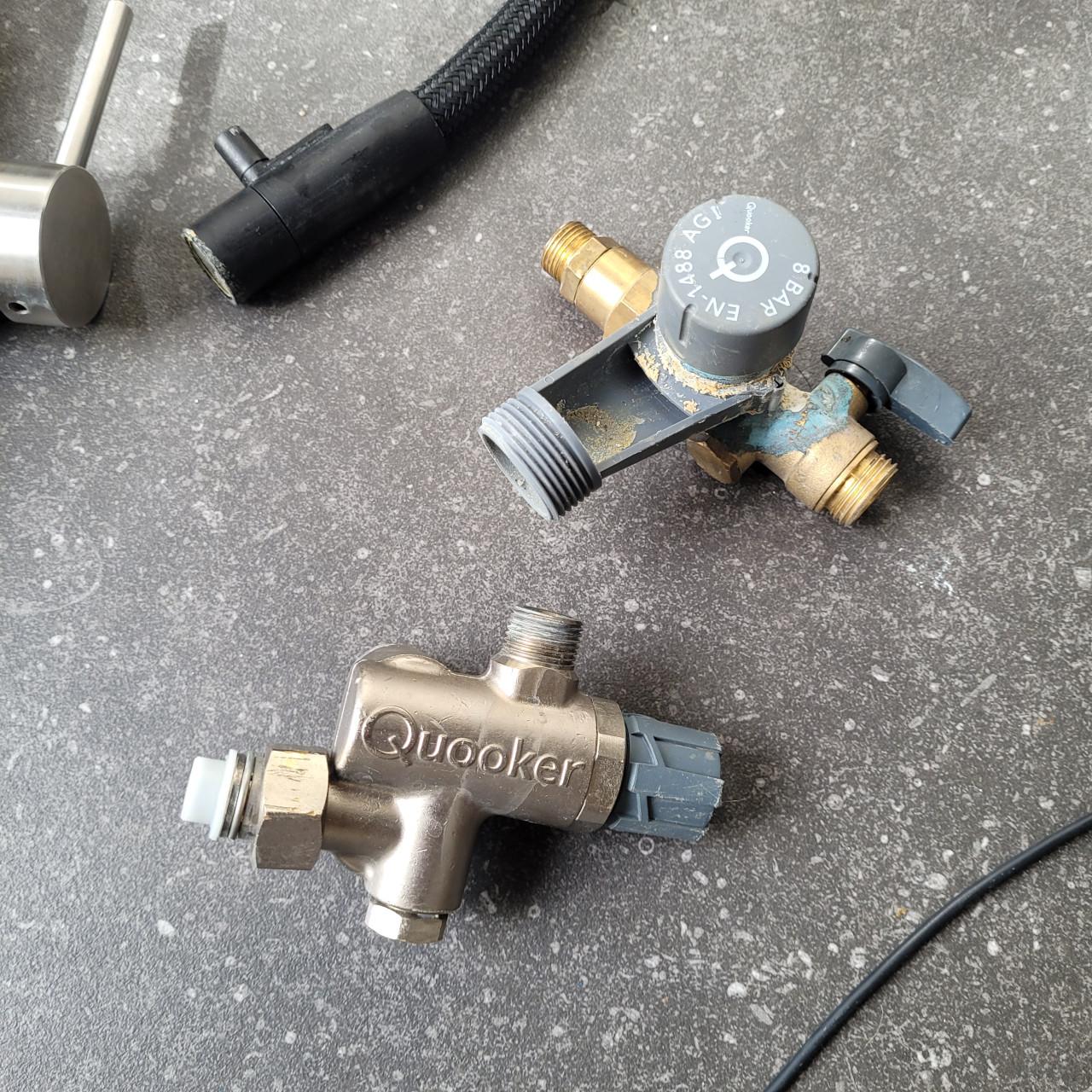 Quooker combi met flex kraan