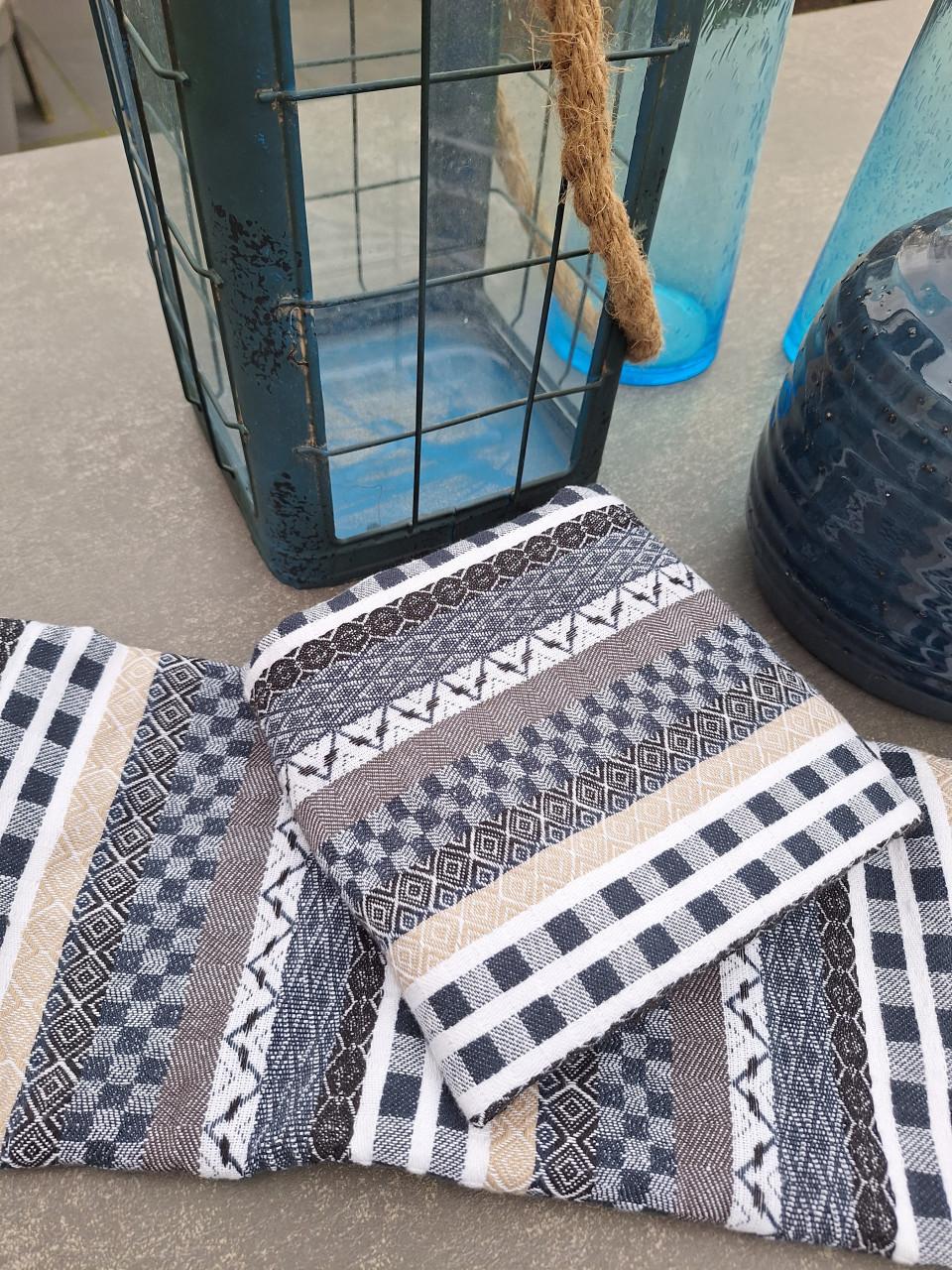 Blauwe woondecoratie