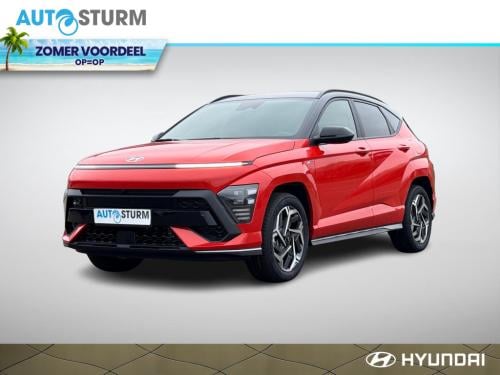 Hyundai Kona 1.6 gdi hev n line soultronic orange!