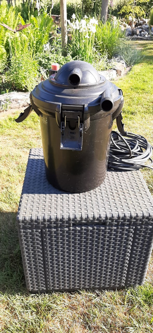 Vijver drukfilter met uvc