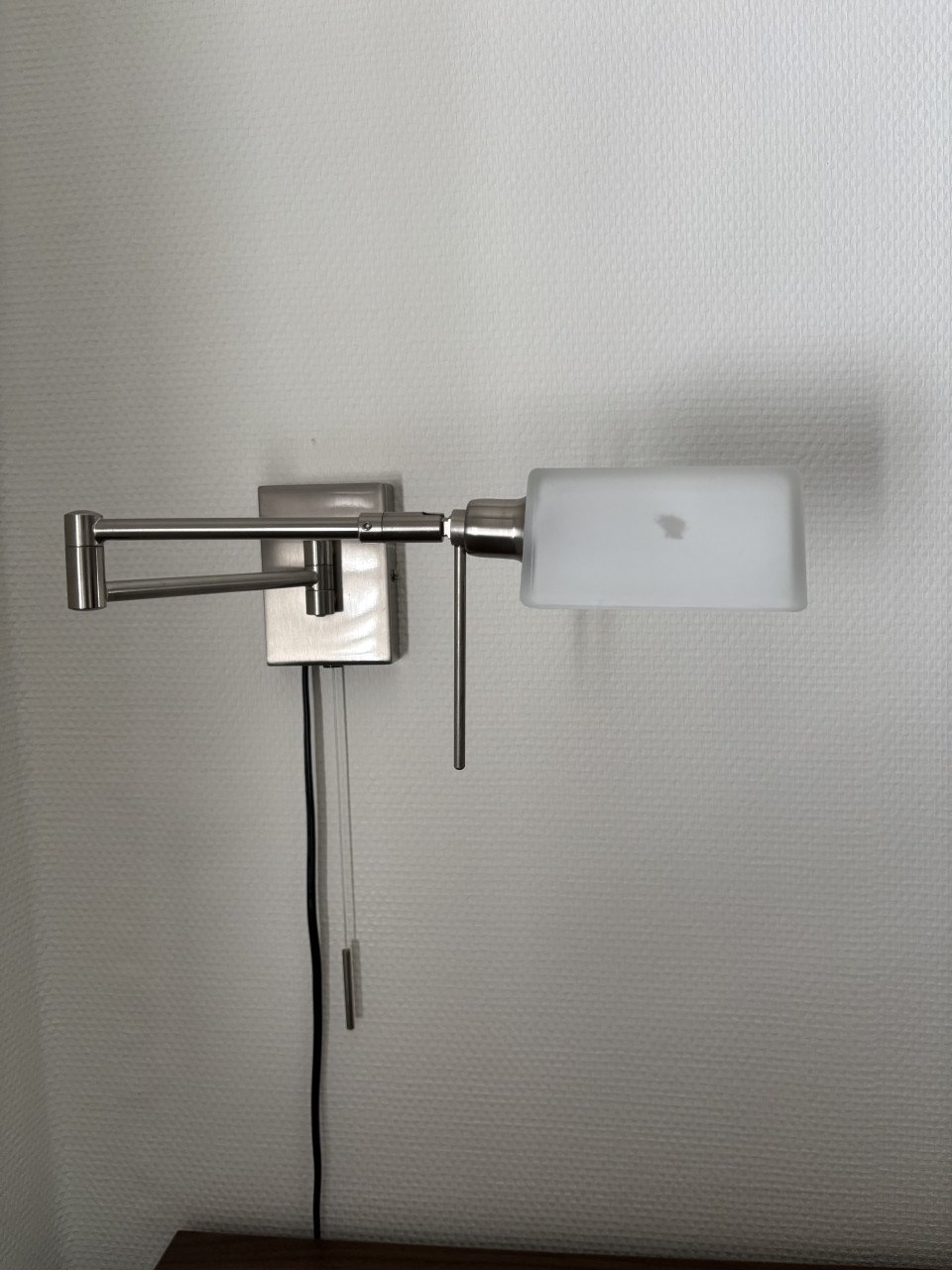 Bureaulamp staal met glas  (2 stuks)