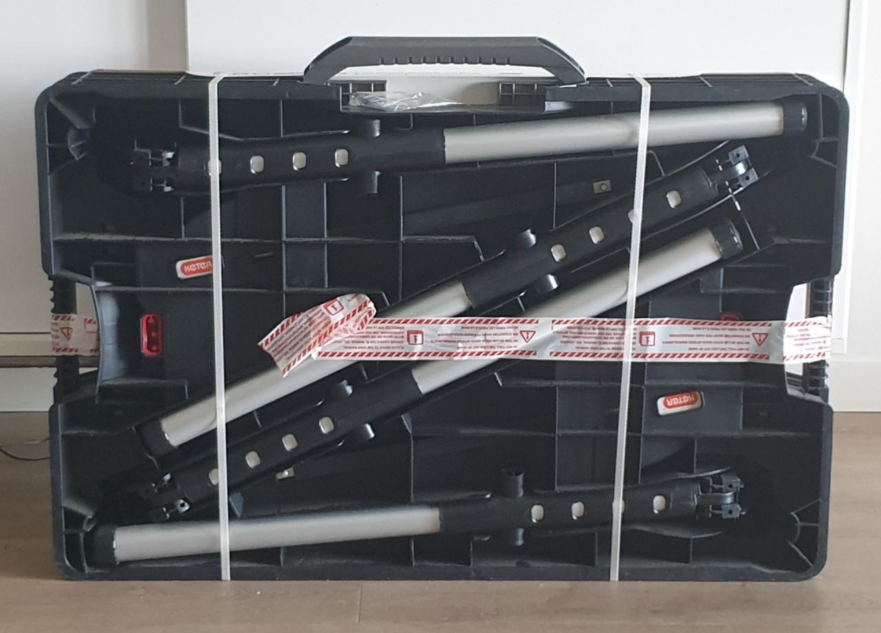 Nieuwe Keter Pro opvouwbare werkbank nog in de verpakking