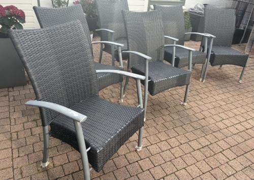 Tuinstoelen 6 stuks