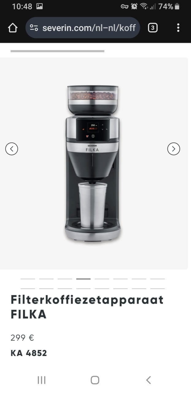 Severin 5 in 1 koffzetapparaat