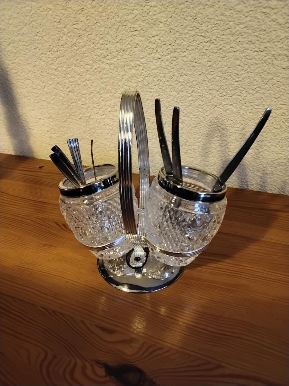 Verzilverd lepel vaasje