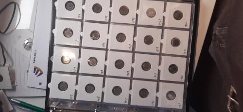 77 zilveren dubbeltjes wilhelmina