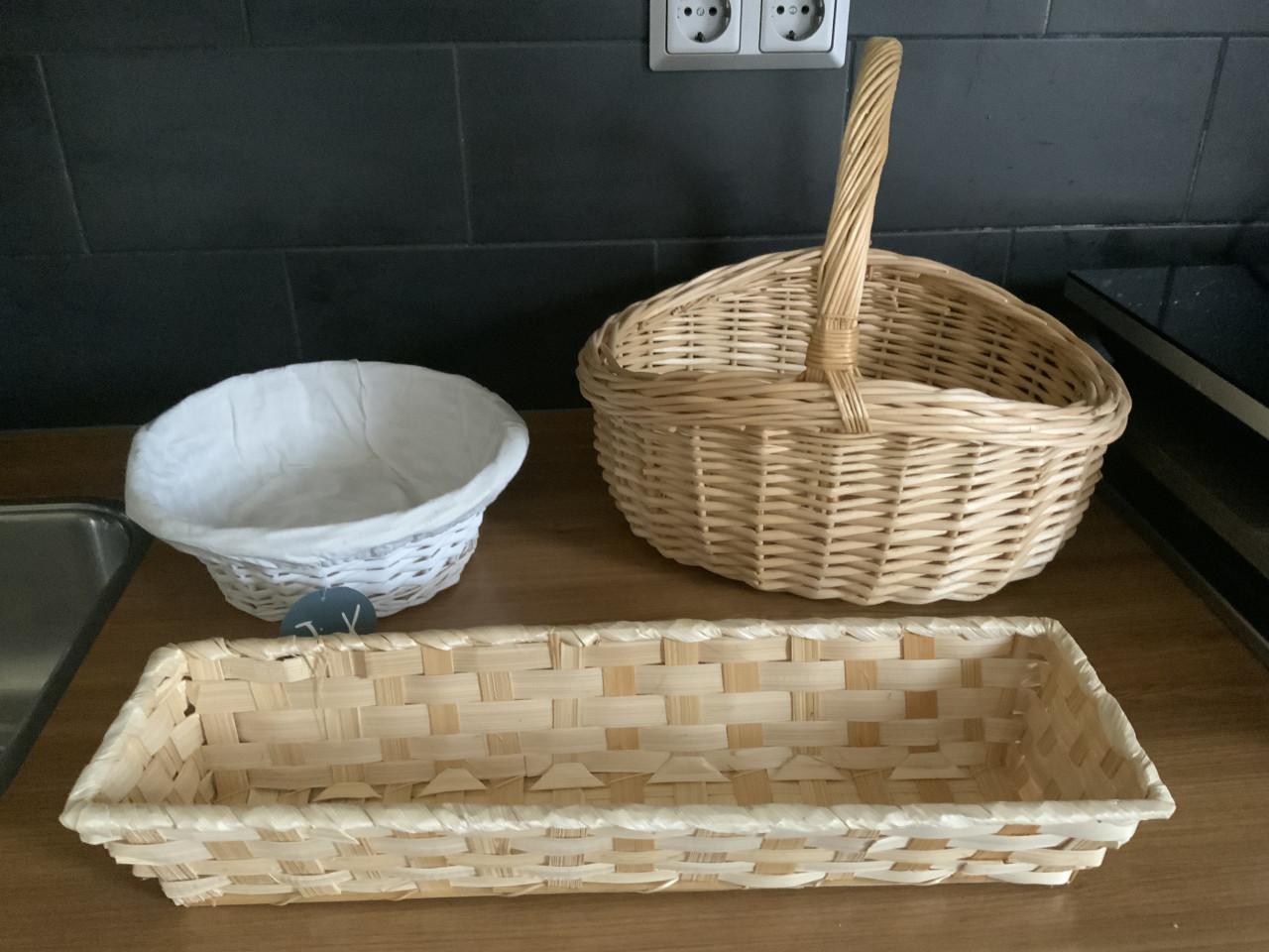 Rieten mandjes