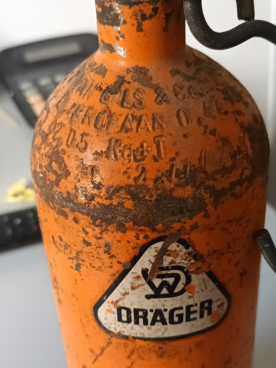GASFLESJE MET BRANDER