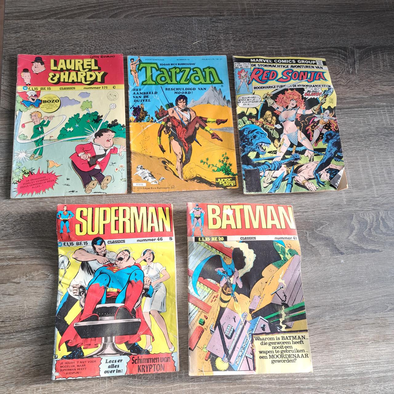 Zeer oude strips/weekbladen