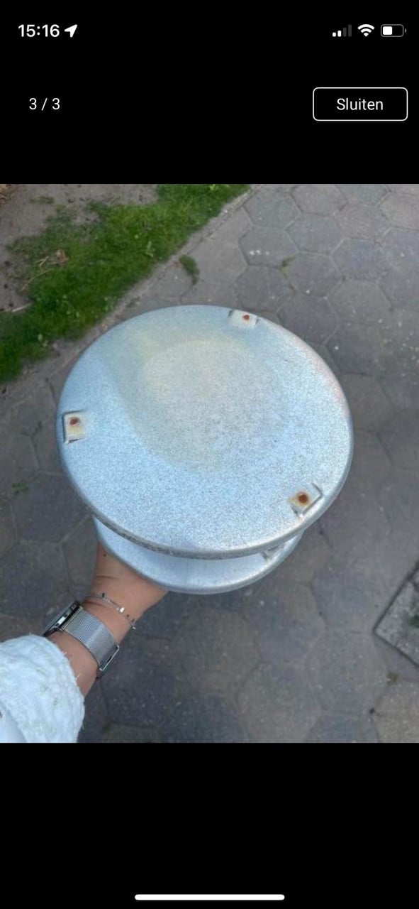 Trekkap / rookgaskap