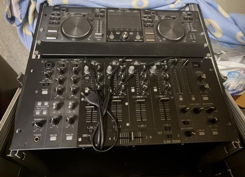 Mengpaneel Pioneer DJM 5000 + mep 7000 controller