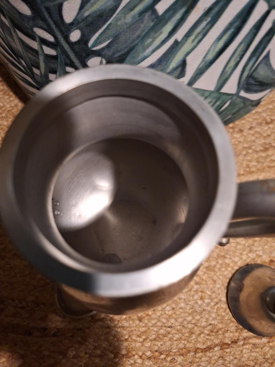 Vintage tinnen koffiepot
