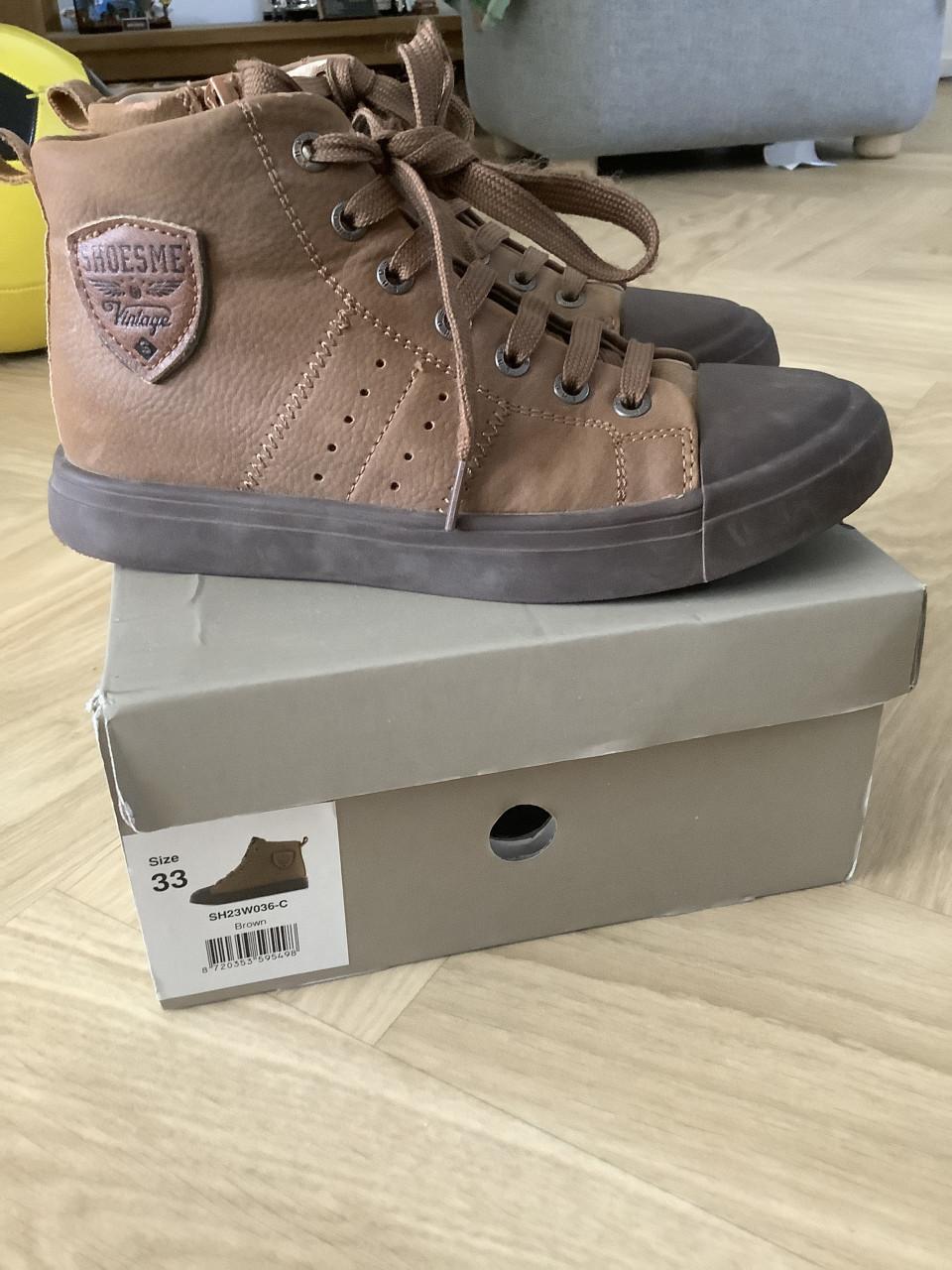 2x Shoesme hoge sneakers jongen maat 33