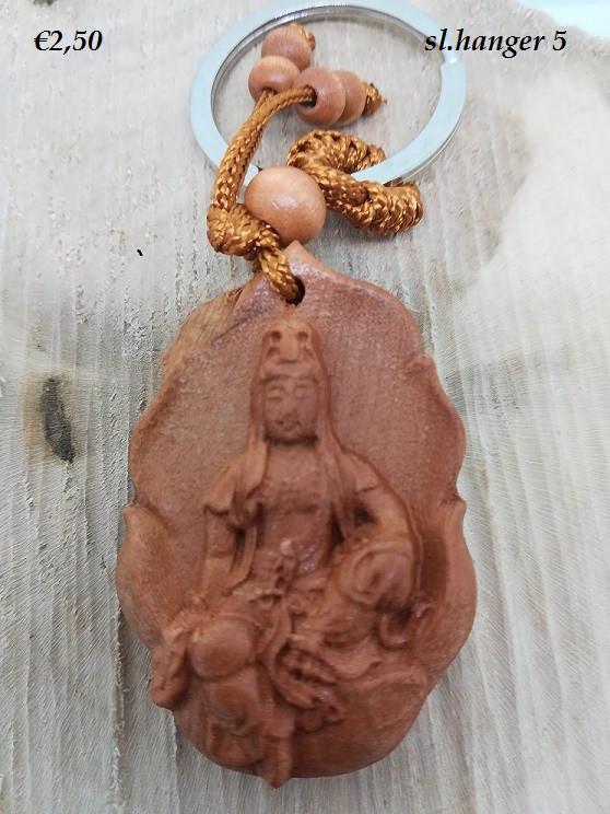 Rozenhouten Boeddha Sleutelhangers