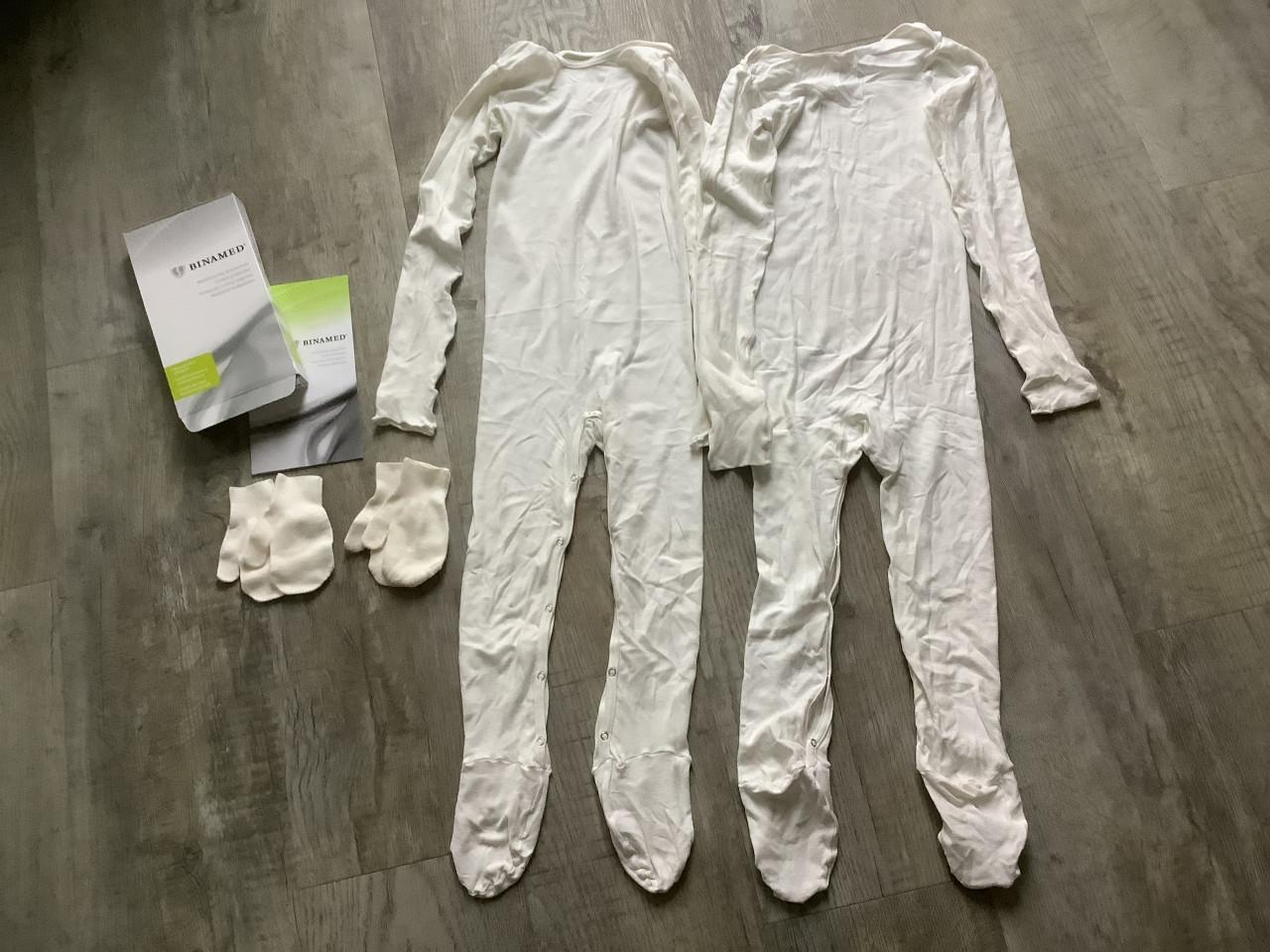 Binamed medische Anti Krabpakjes + Handschoenen maat 98/104