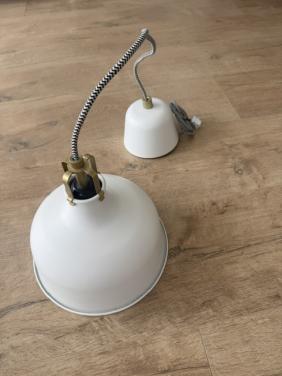 Hanglamp, wit, metaal, IKEA RANARP, Ø 23 cm