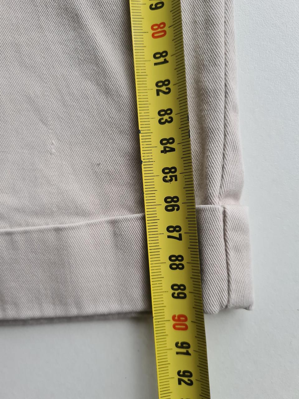 Beige skinny spijkerbroek van Zara  Maat M