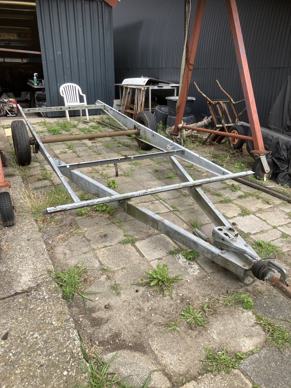Aanhanger onderstel