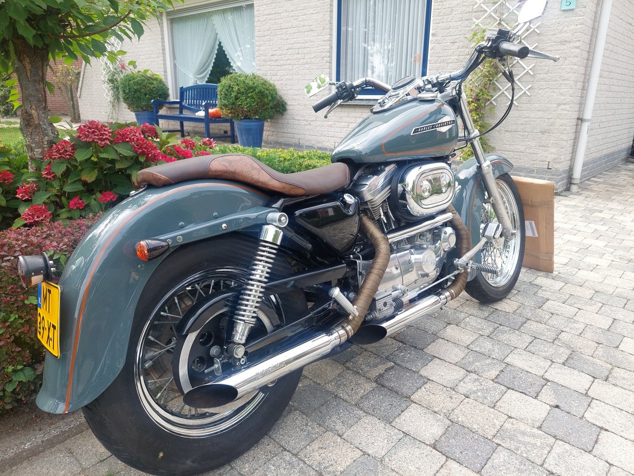 HARLEY-DAVIDSON SPORTSTER 883 VINTAGE TOPSTAAT, KOOPJE 4750.EURO