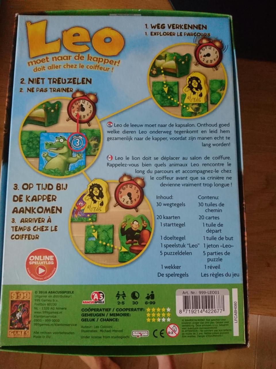 Spel: Leo gaat naar de kapper