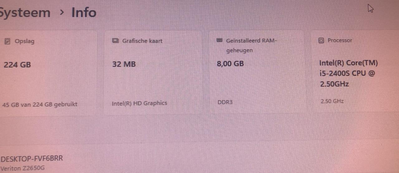 Acer ‎Veriton Z2650G AIO