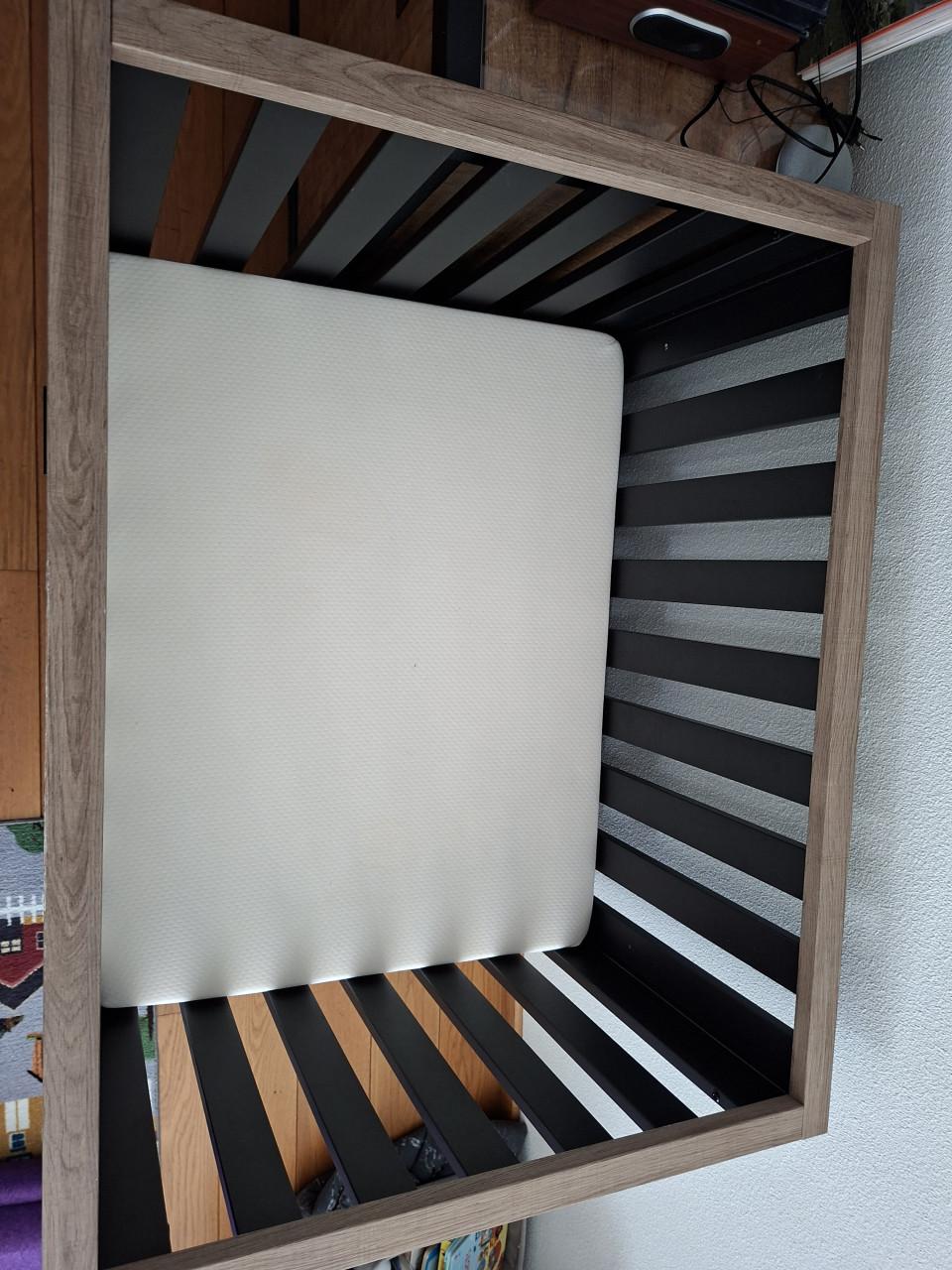 Interbaby Box Met Lade Lancaster Zwart / Visgraatmotief