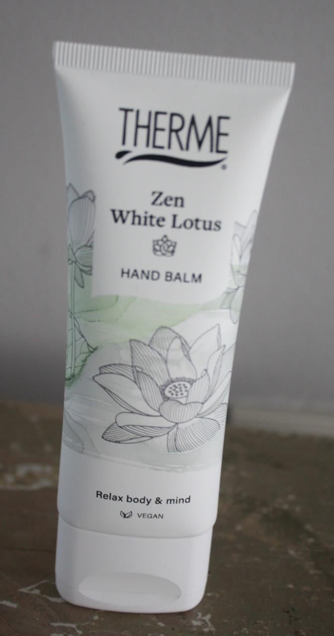 Nieuw in verpakking therme mindful  zen white lotus  hand balm 70ml
