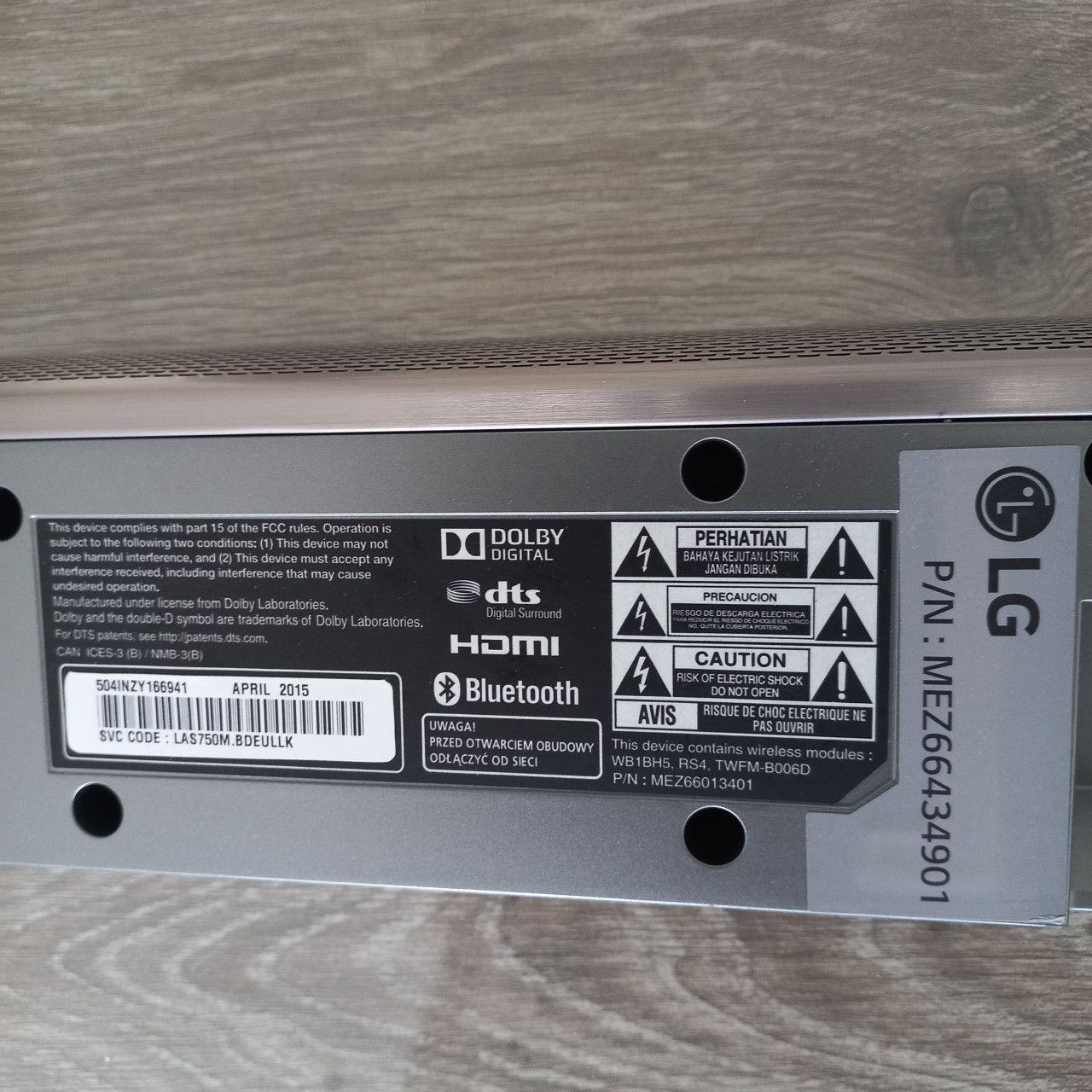 LG H5 NP8540 Music Flow Speakerset wifi Bluetooth luidspreker