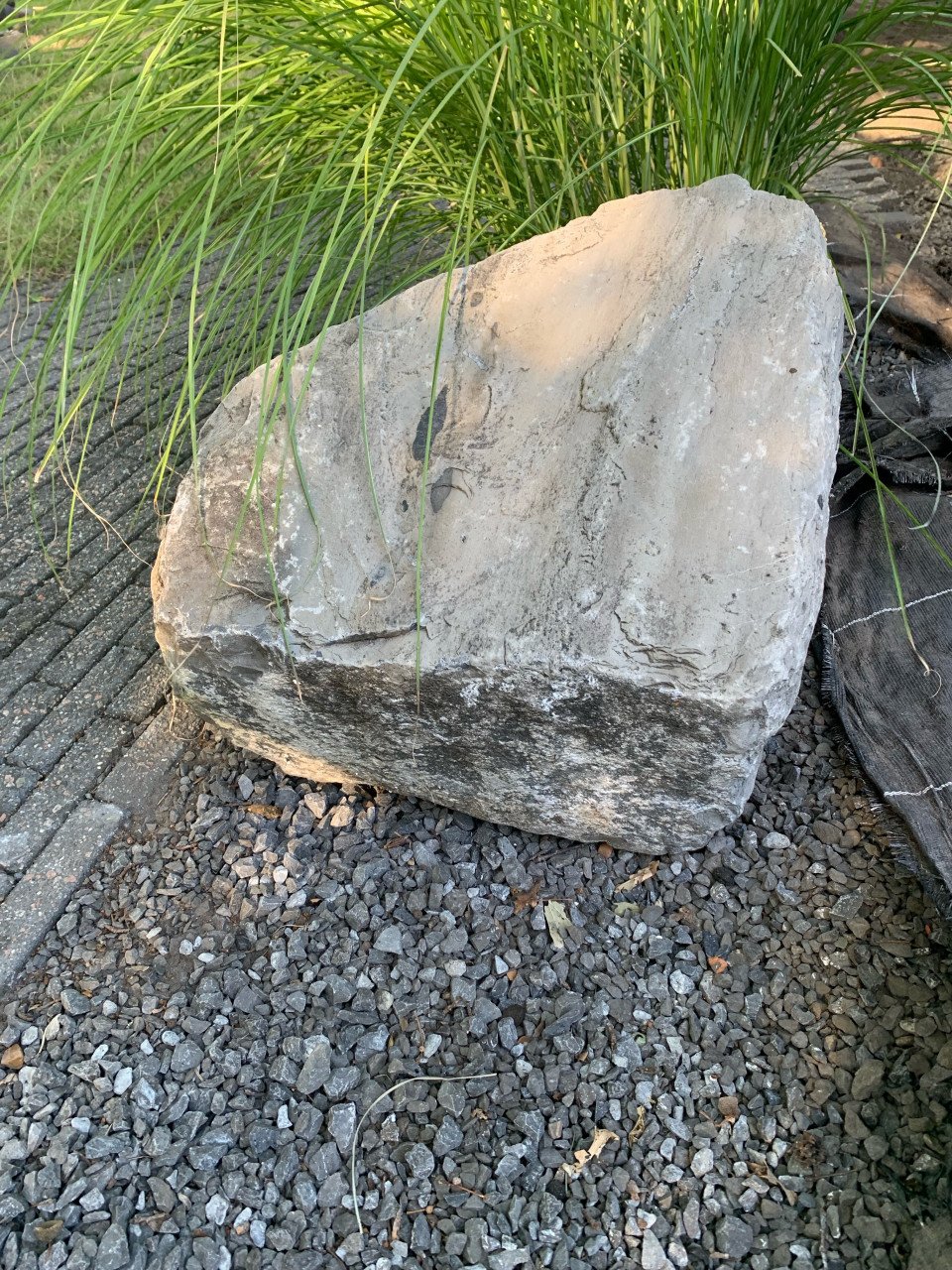 Grote zwerfkeien basalt.